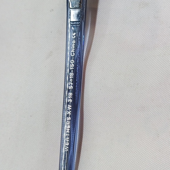 NWT RX-ABLE WARBY PARKER WEATHERS EXTRA WIDE 318 EYEGLASS FRAMES PERRY WINKLE - Picture 5 of 7